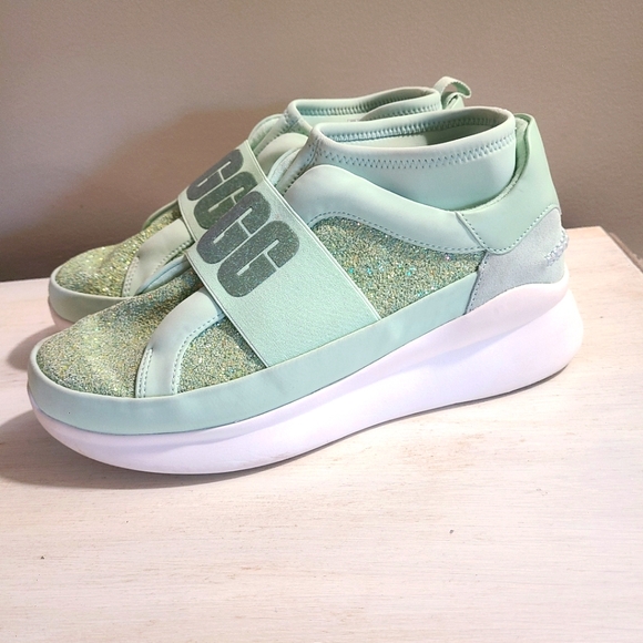 UGG Shoes - UGG Chunky Platform Neutra Glitter Sneakers